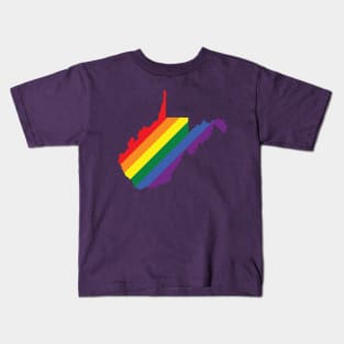 West Virginia state LGBT pride Kids T-Shirt